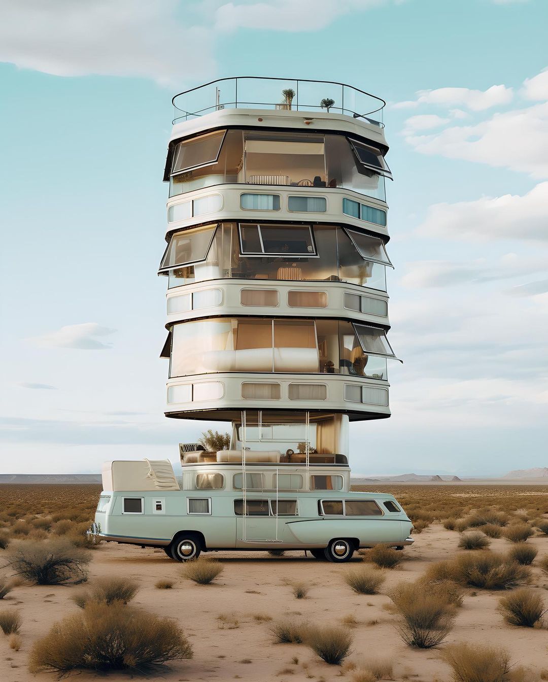 AI RVs Show Absurdity and Creativity on the Road