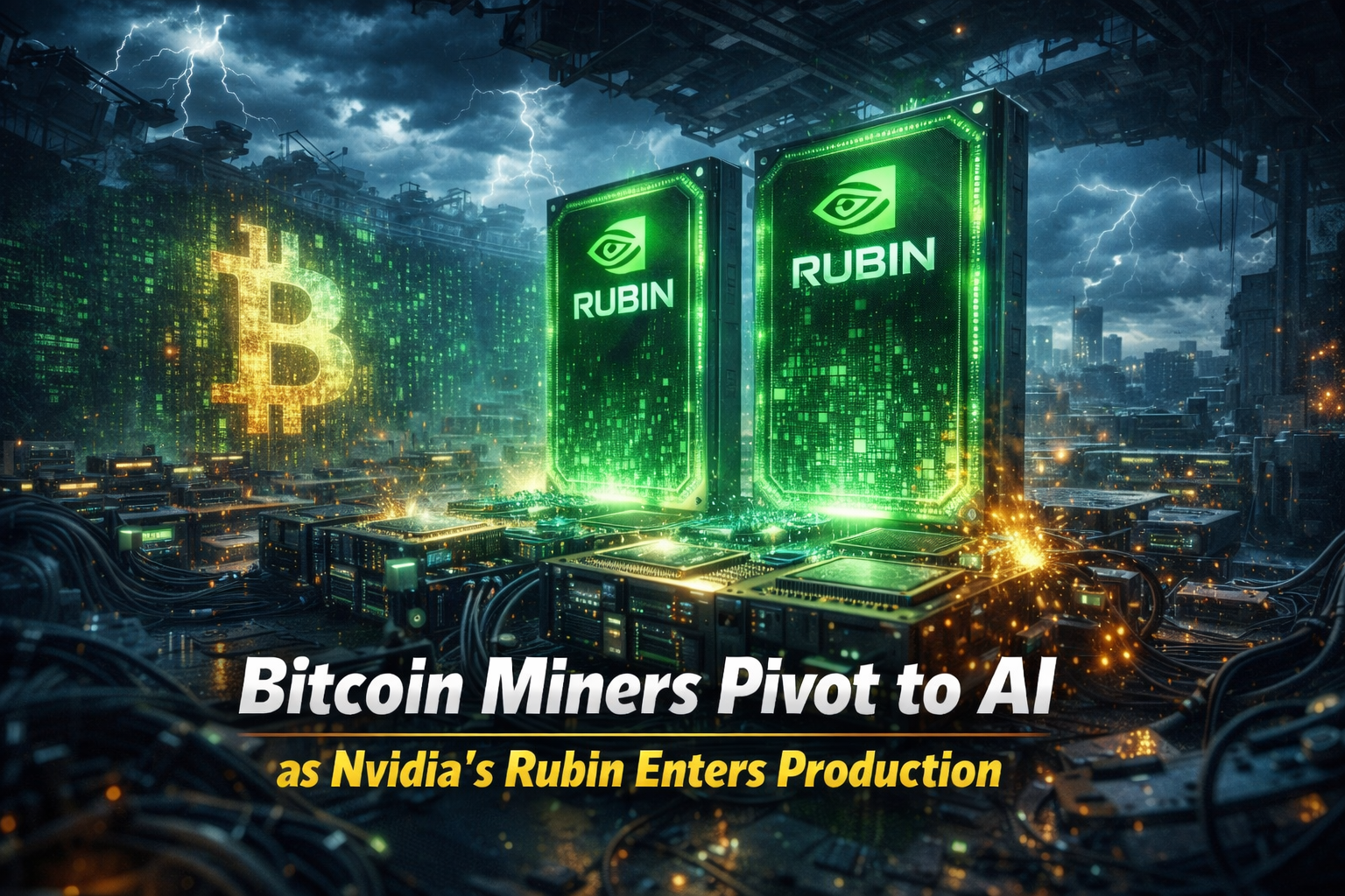 Bitcoin Miners Pivot to AI as Nvidia’s Rubin Enters Production