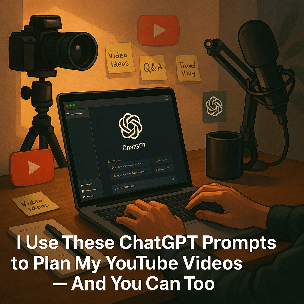 I Use These ChatGPT Prompts to Plan My YouTube Videos - And You Can Too