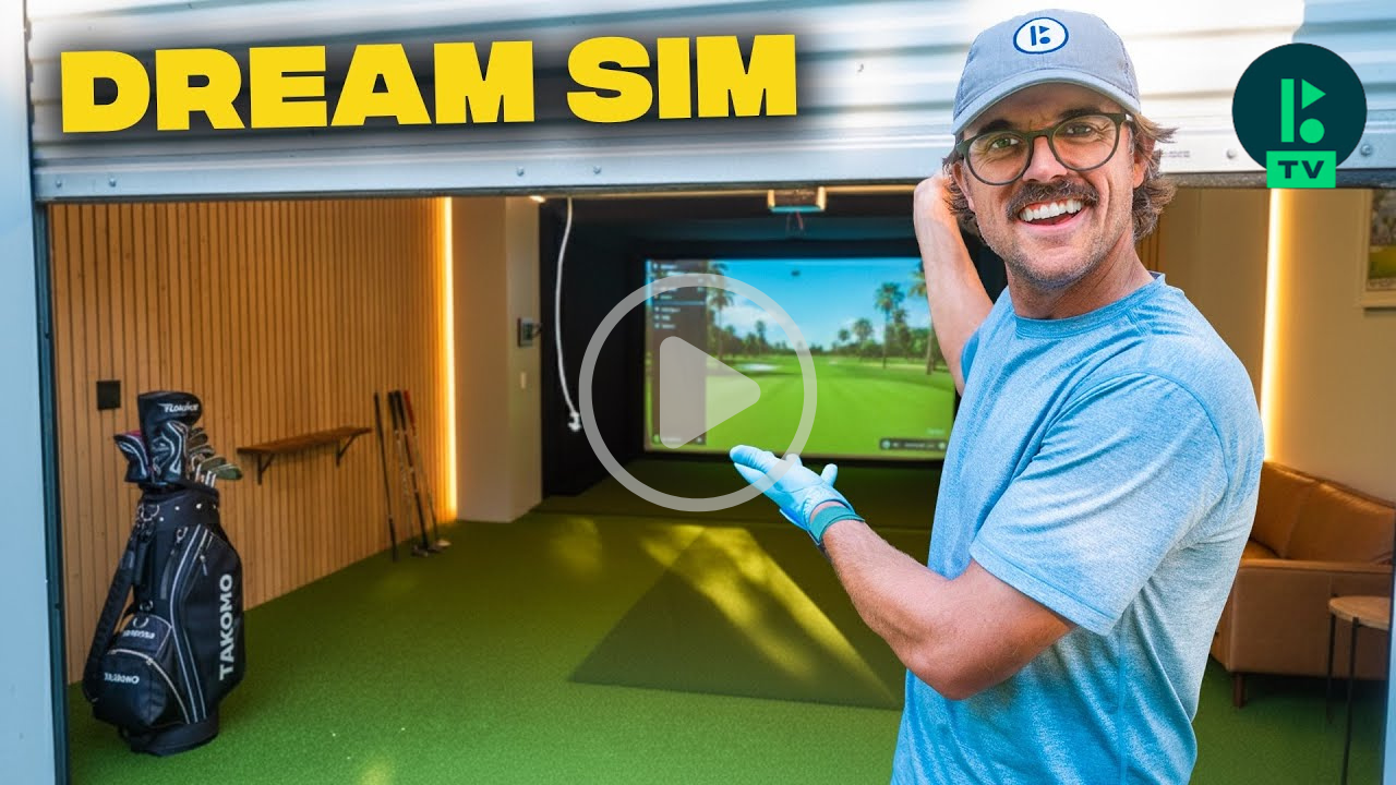 I built my dream indoor golf simulator
