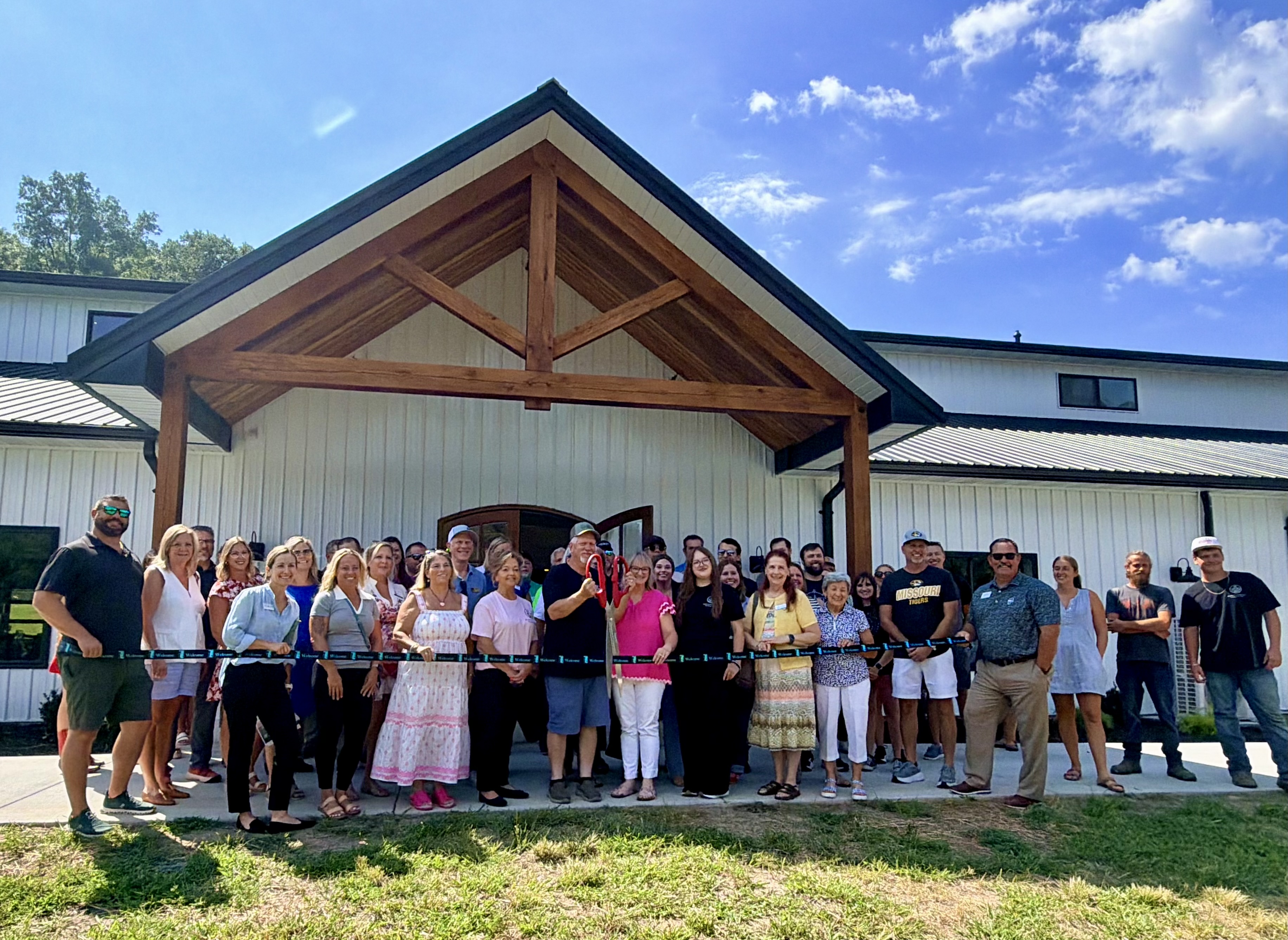 Romaine Valley ribbon cutting