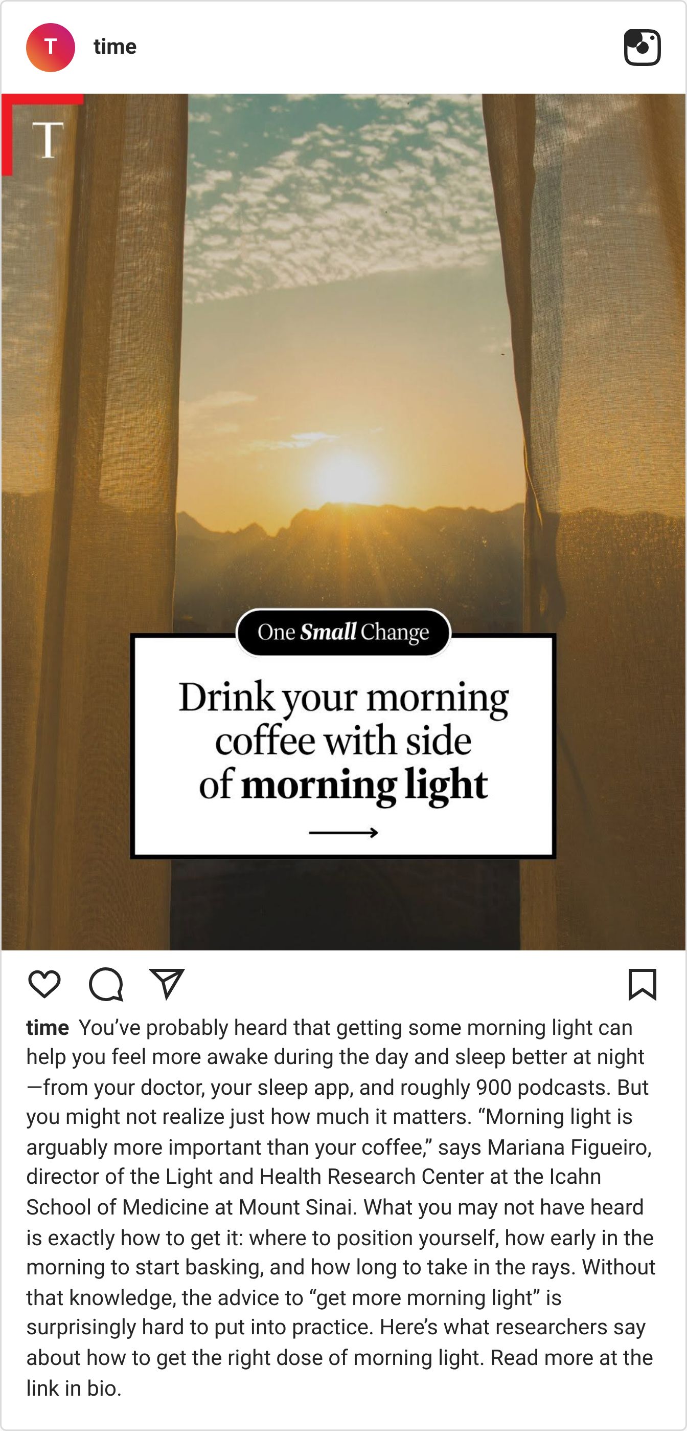 Instagram reel screenshot