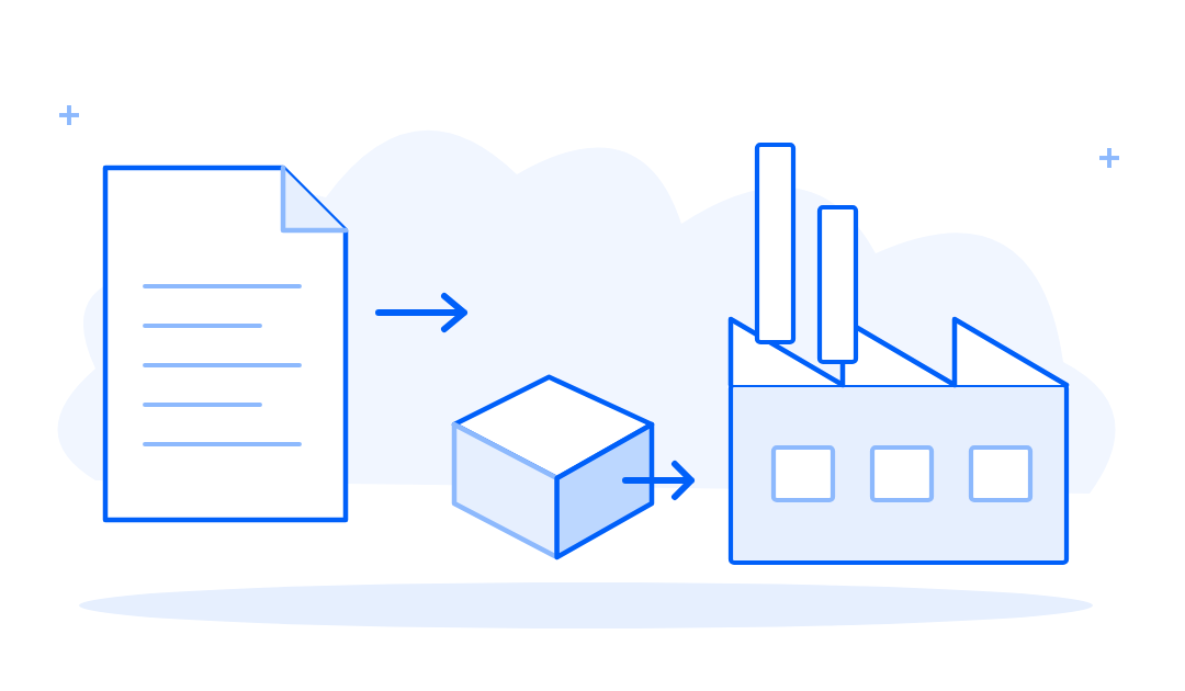 Conceptual Investor Call concrete and infrastructure illustration