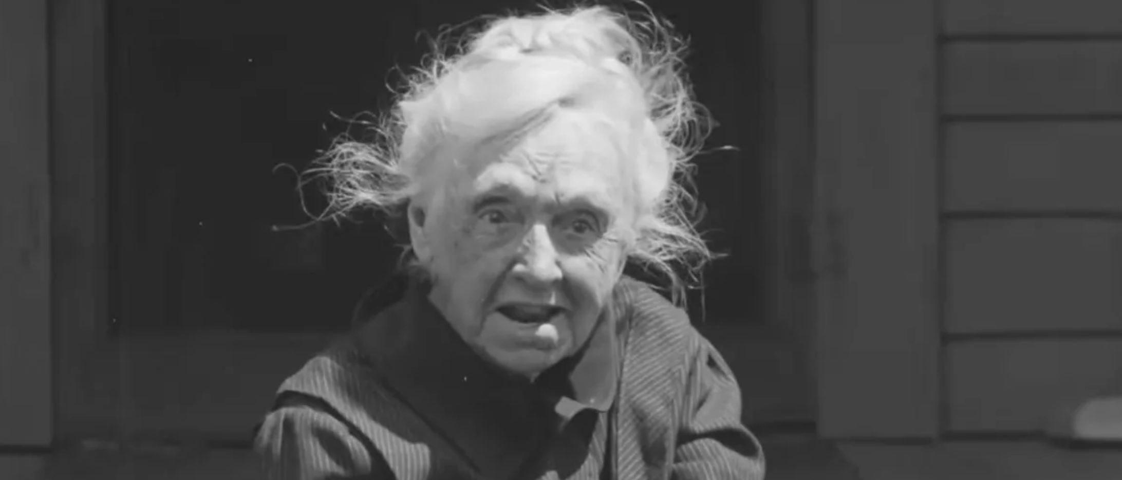 A colorized 1929 interview with a man born in the 1800s, real old film, not an AI fake