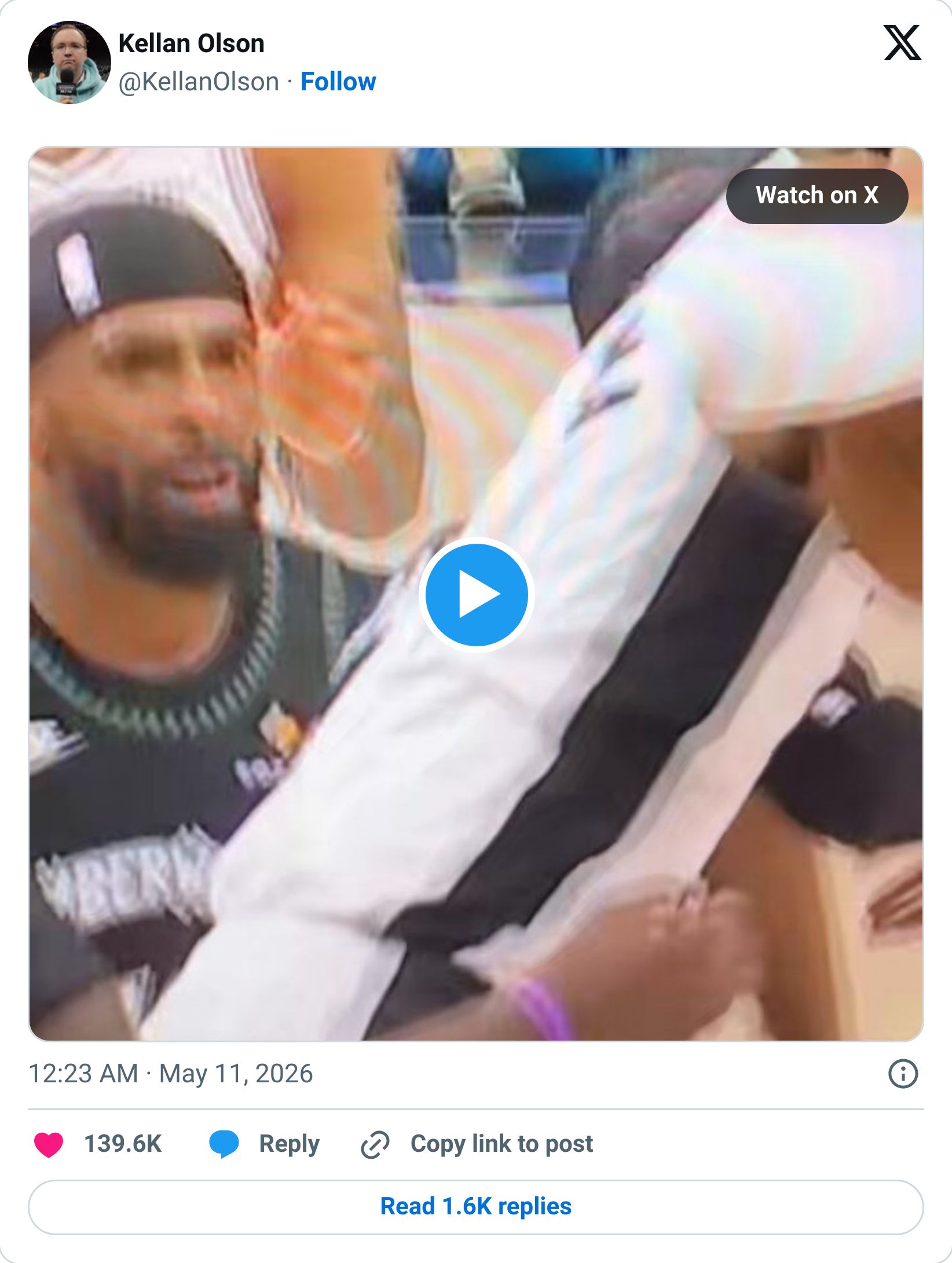 Tweet screenshot