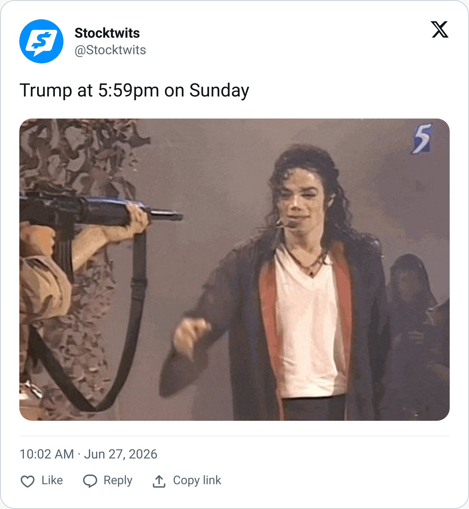 Tweet screenshot