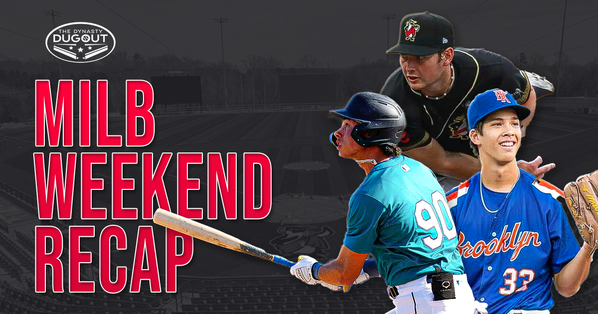 2025 Minor League Baseball Weekend Recap: Top Prospects (Week 6)