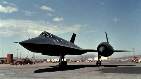 SR-71 Blackbird taking off on its first flight