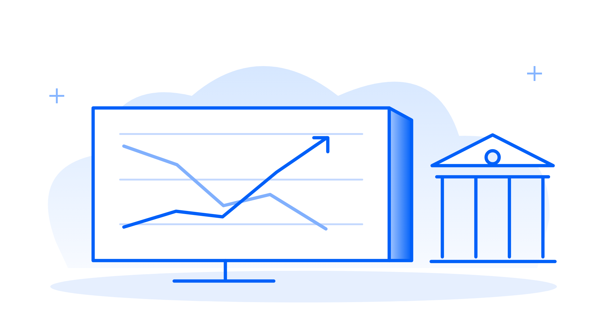 Investor Call editorial illustration: market company