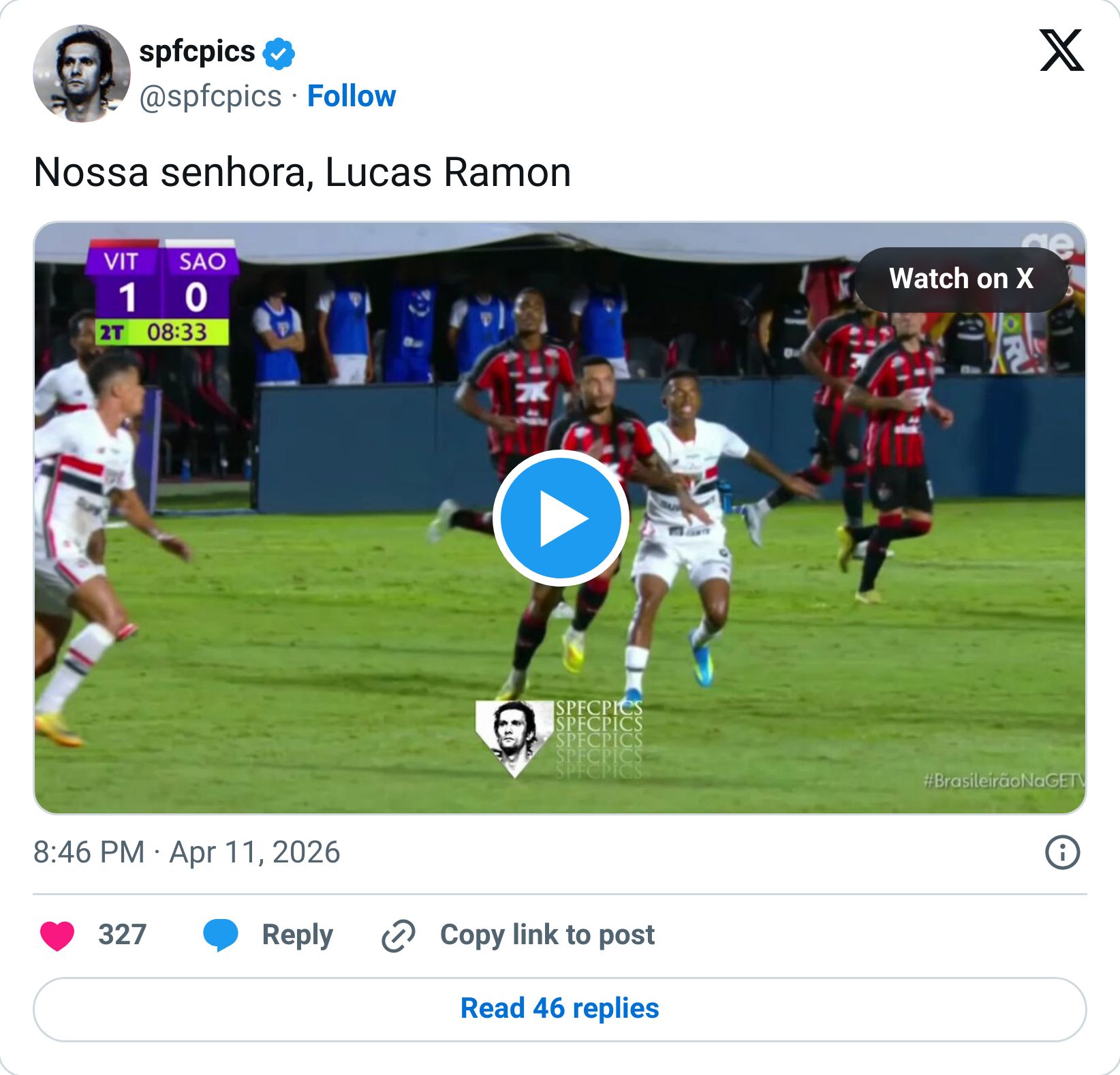 Tweet screenshot