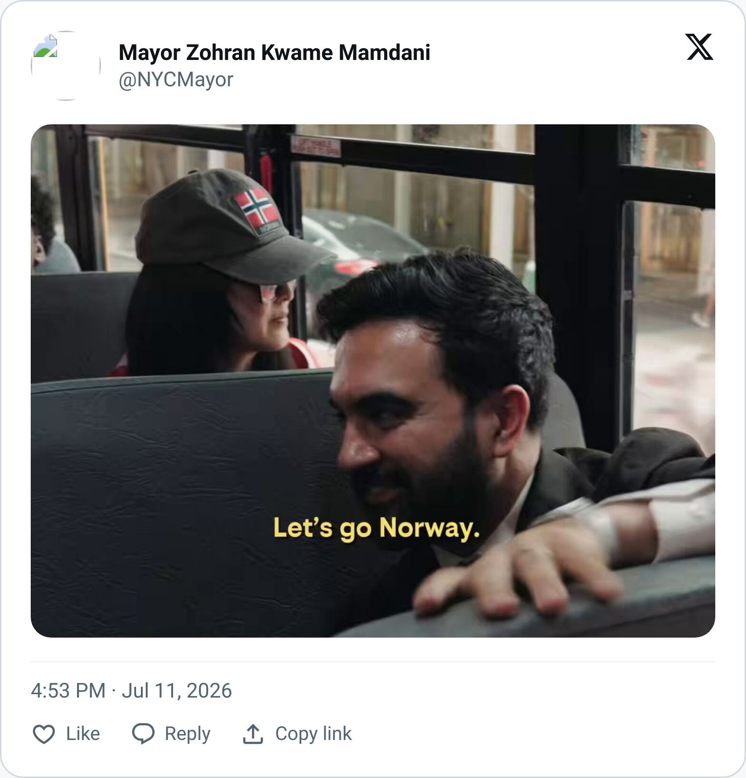 Tweet screenshot