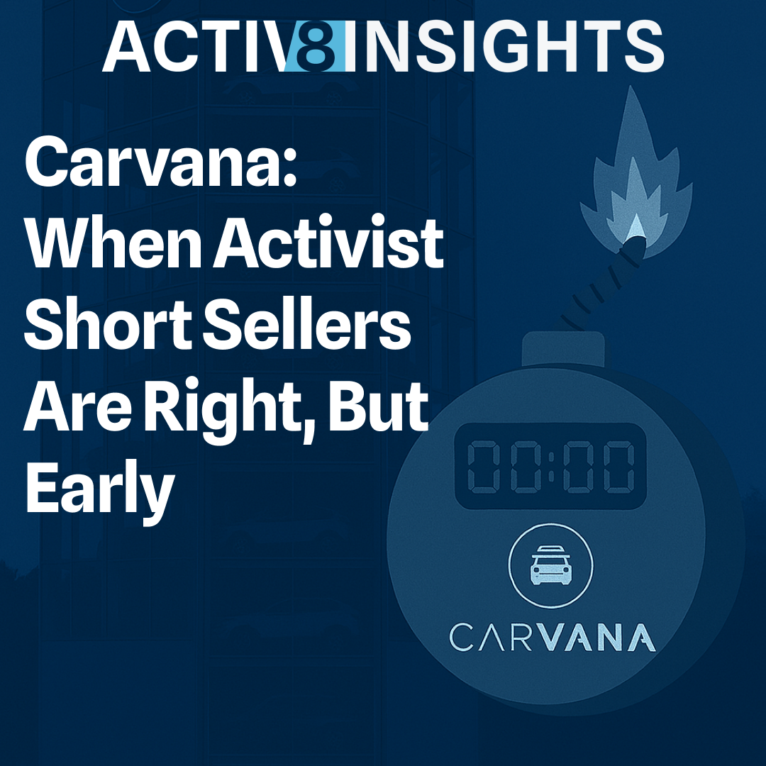 Throwback Thursday: A look back at Carvana and the Activist Short Sellers Reporting on the company