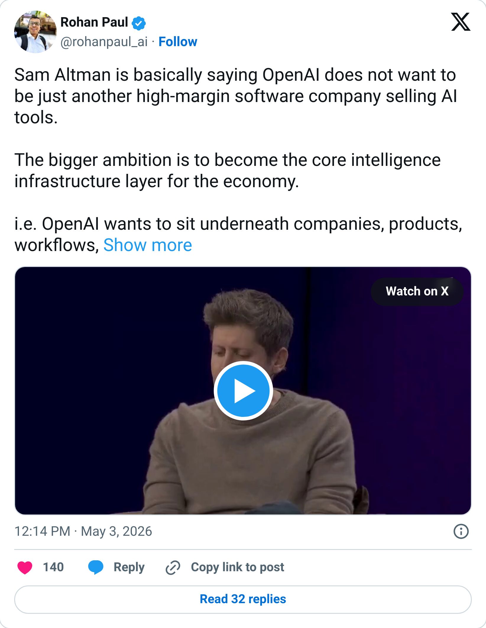 Tweet screenshot