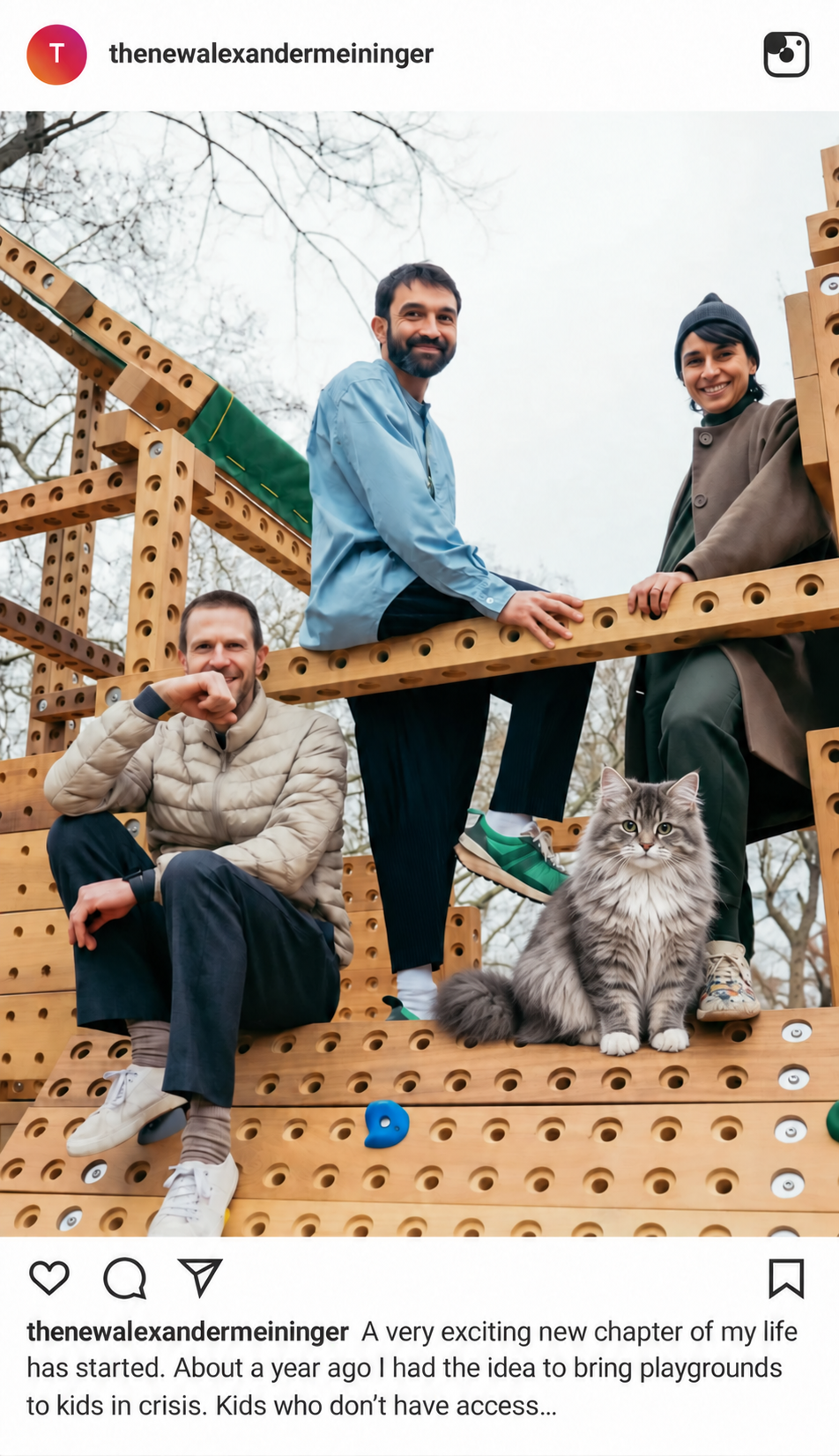 The photographer turning his sons’ treehouse idea into playgrounds for refugee kids