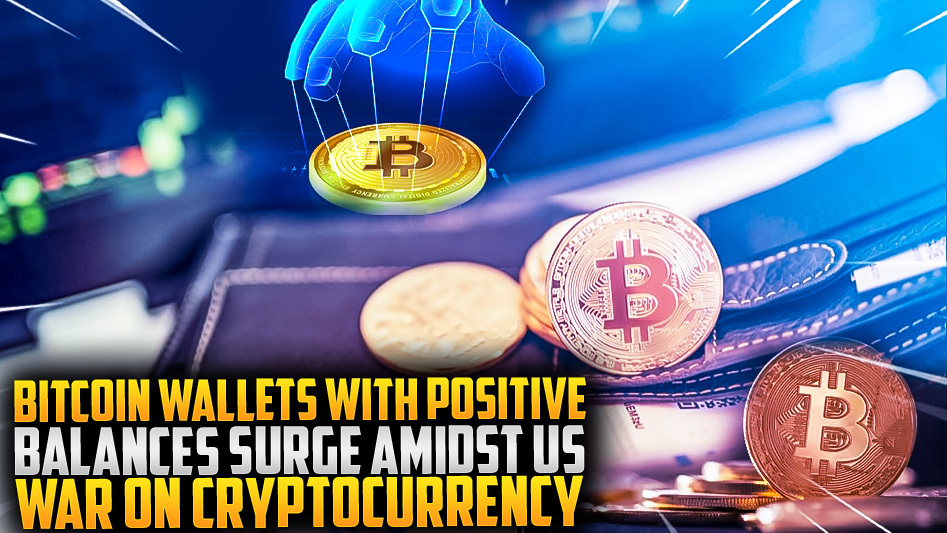 ⚡️Bitcoin Wallet Balances Surge Amidst US Crypto Crackdown