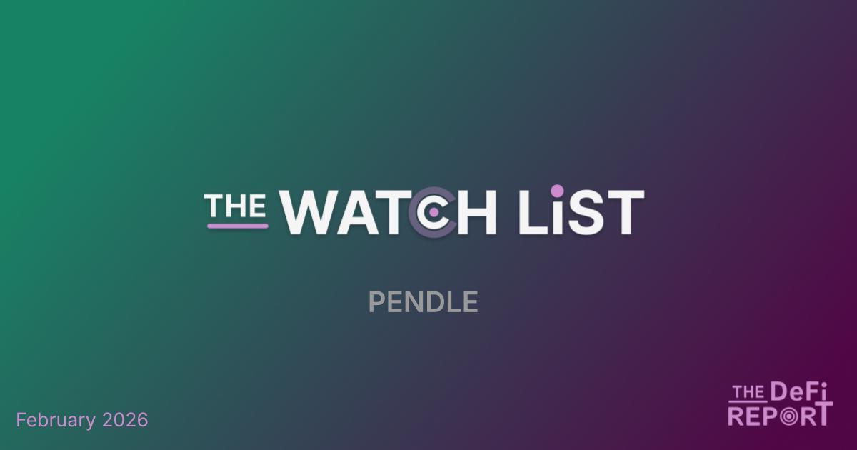The Watch List: Pendle 