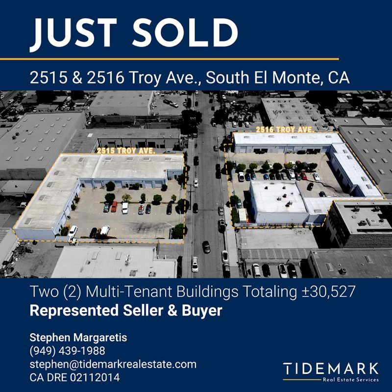 Tidemark sells Los Angeles area small bay portfolio for $6.105M | Small ...
