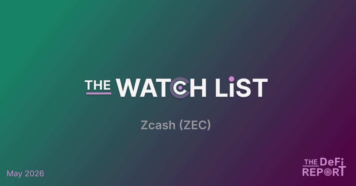 The Watch List: Zcash (ZEC)