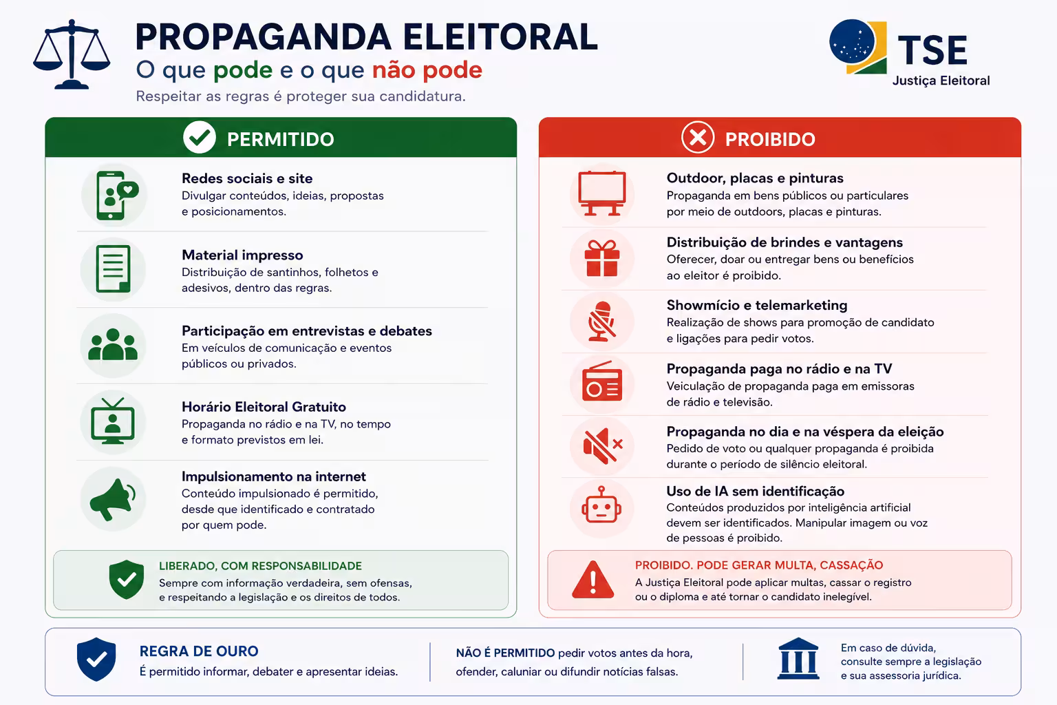 o que pode e o que não pode na propaganda eleitoral