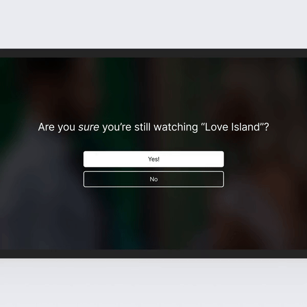 Netflix are you SURE you're still watching?
