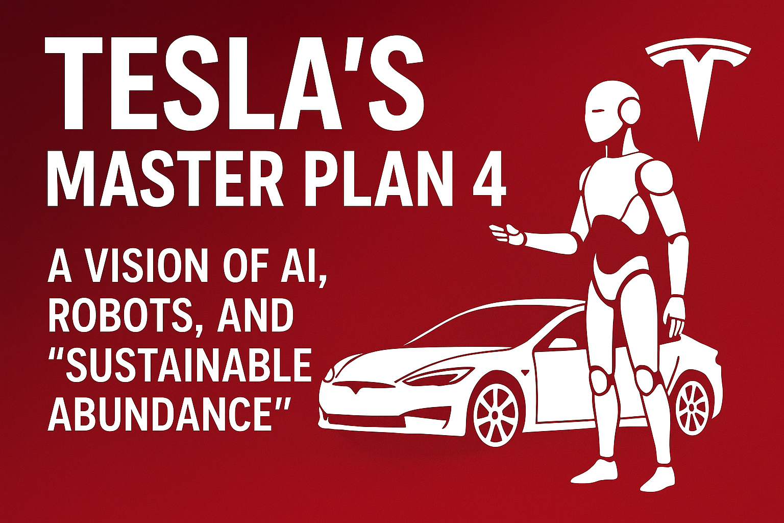 Tesla Implementation Plan Tesla’s Master Plan 4: A Vision of AI, Robots, and “Sustainable Abundance”