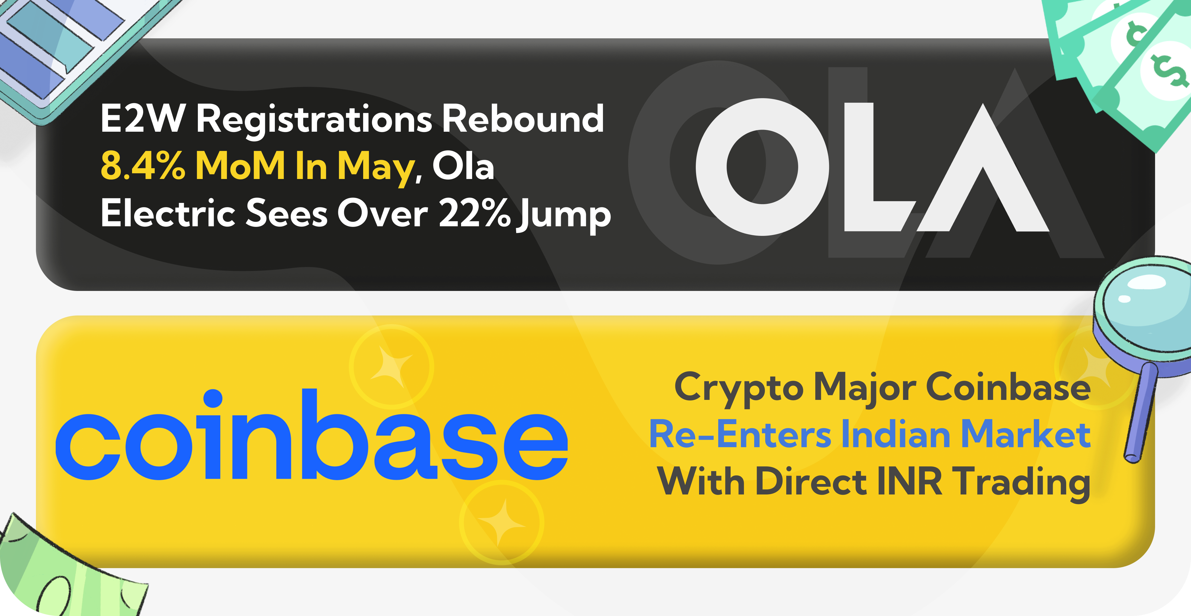 Bharat Beats GMV, Coinbase Re-Enters India, and Ola Electric Sees Jump