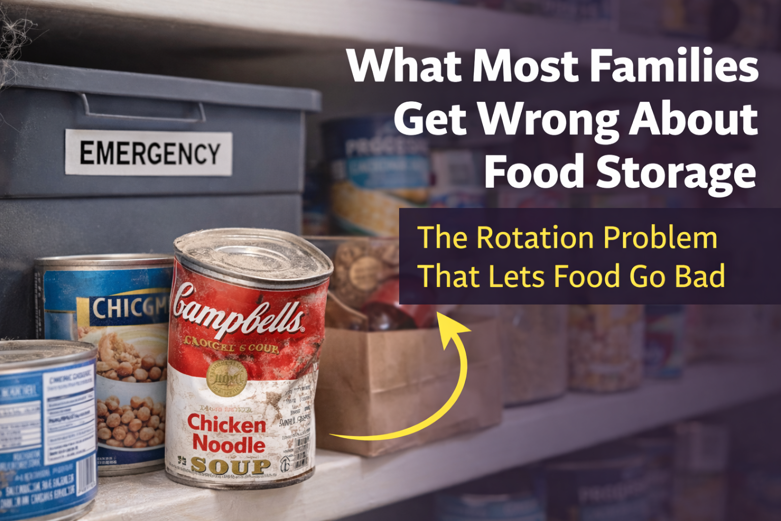 What Most Families Get Wrong About Food Storage