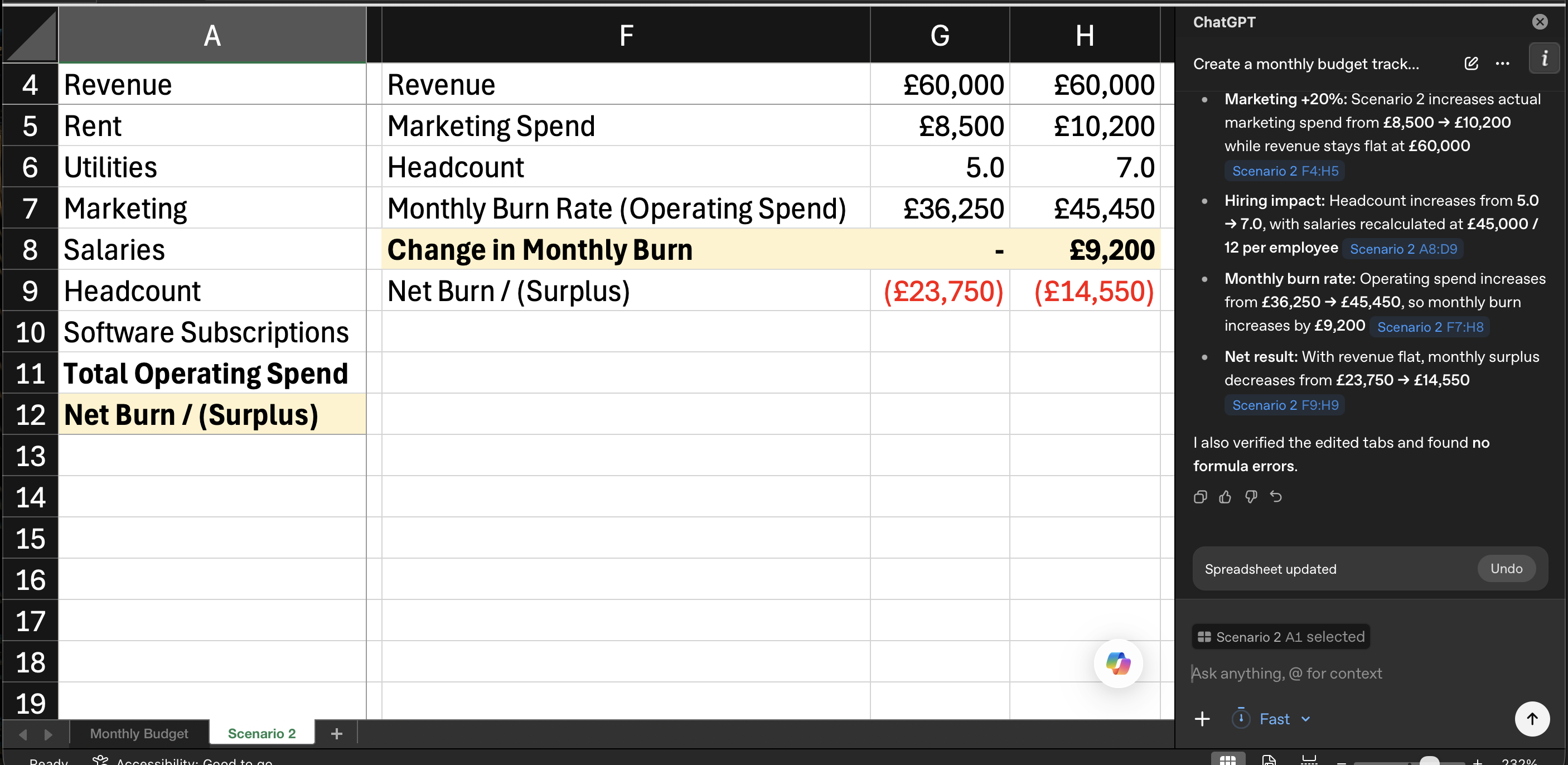 How to Use ChatGPT Inside Excel and Google Sheets
