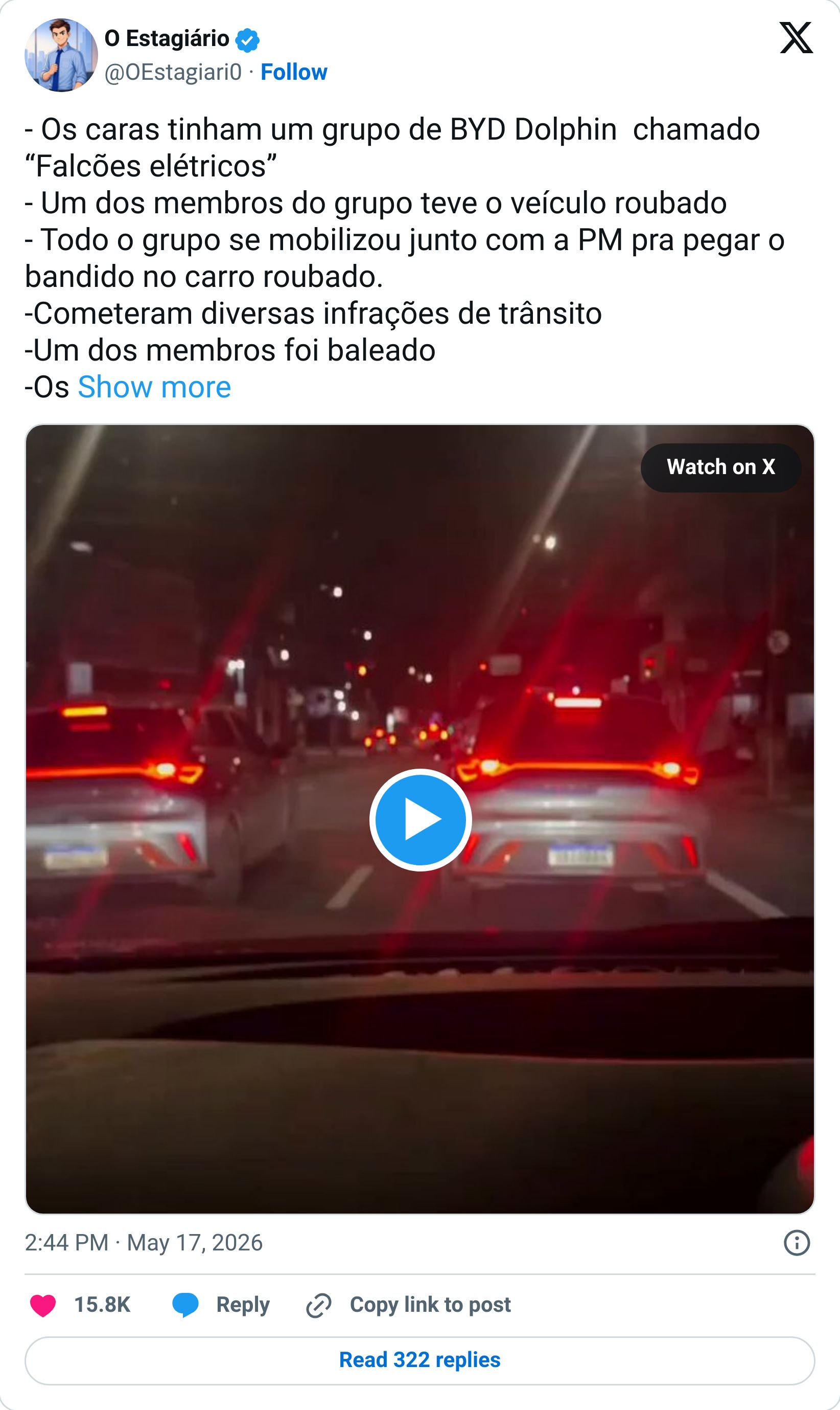Tweet screenshot