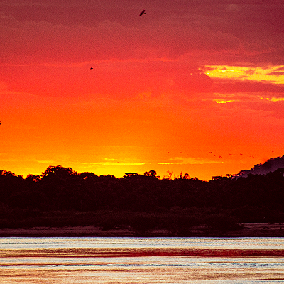 Pôr do sol no Tocantins, fotografado por Pedro Márcio (@opedromarcio)