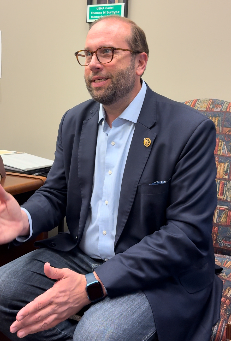 Congressman Jason Smith speaking in Farmington