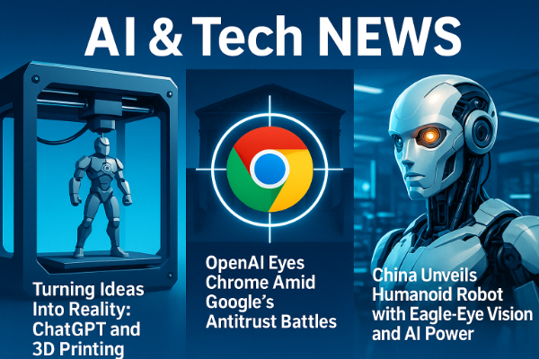 OpenAI buys Chrome & 3D Print Your Future!!