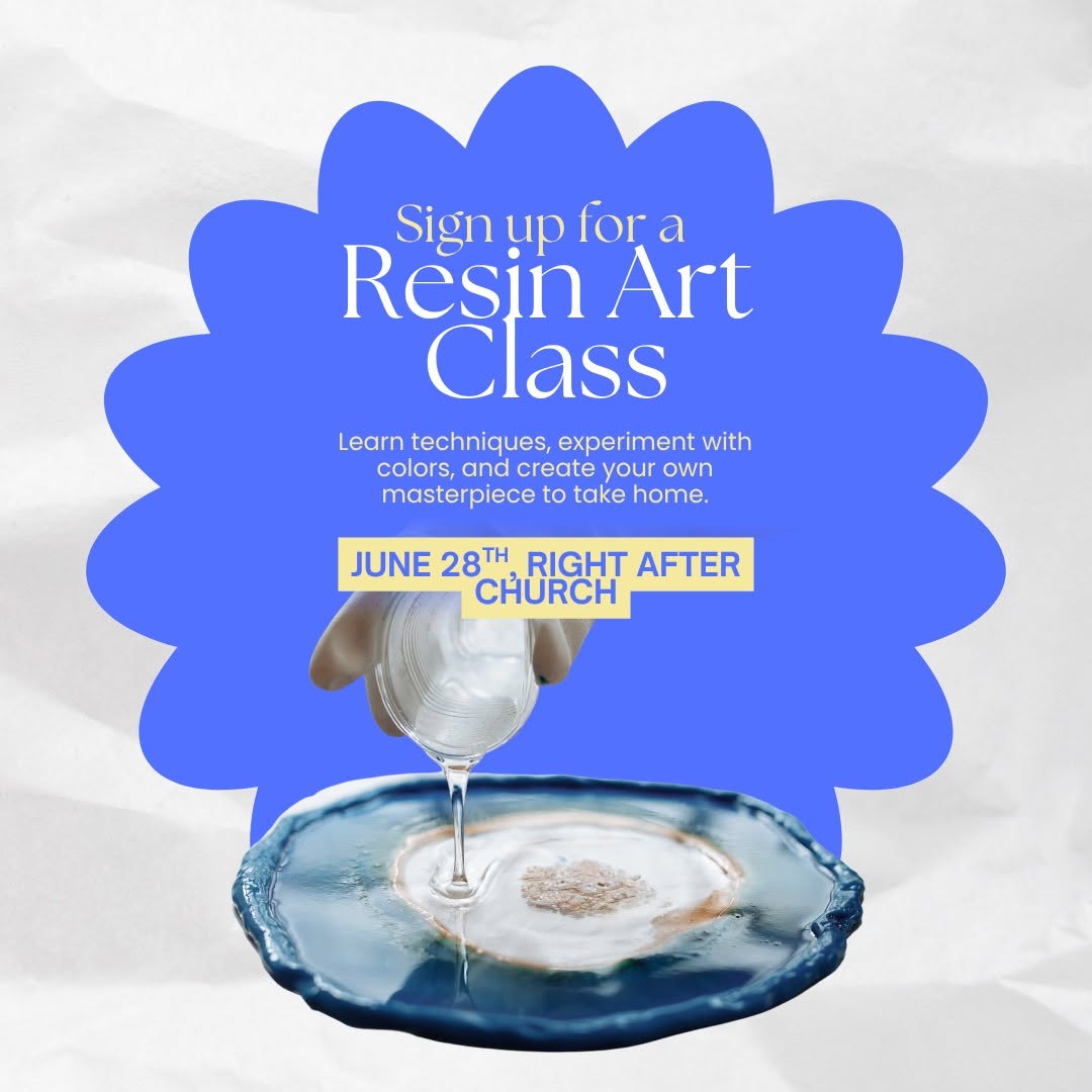 Resin Art Class June 28th