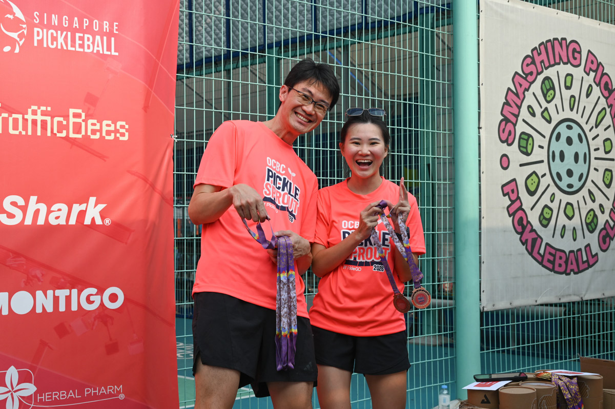 Clearly, Charlotte and her husband (and fellow co-founder), Ryan, were touting the medals at bargain prices. Look at them, all so gleeful. 
