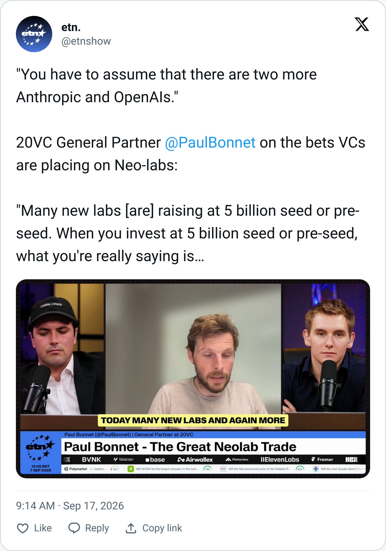 Tweet screenshot
