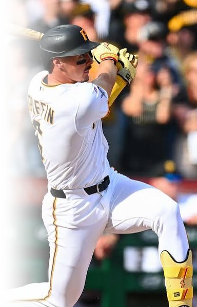 Konnor Griffin at the plate