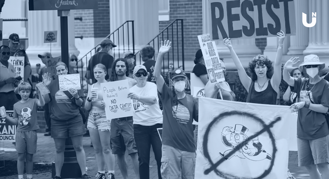 The Left-Wing Network Fueling Data Center Rebellions