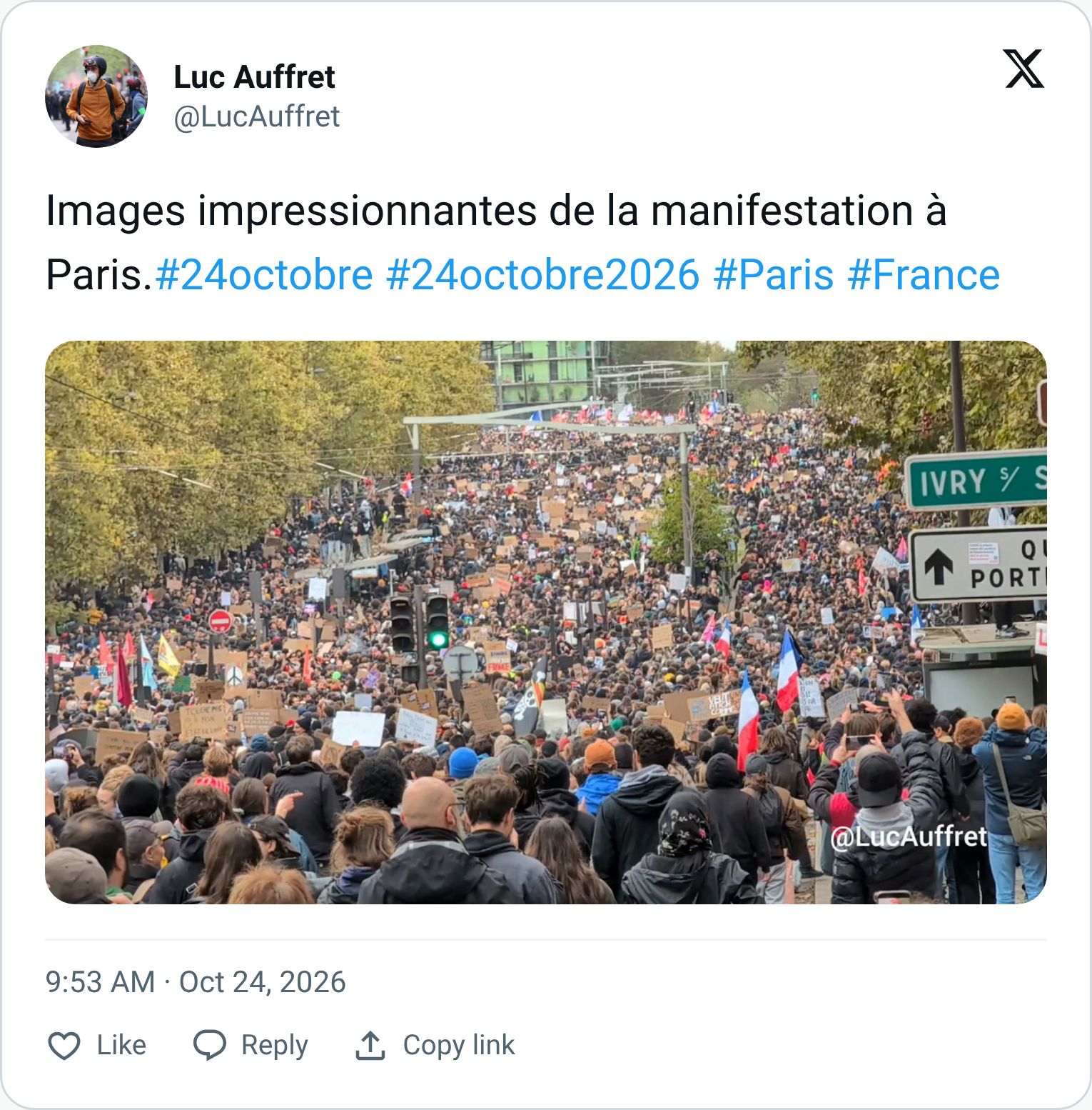 Tweet screenshot