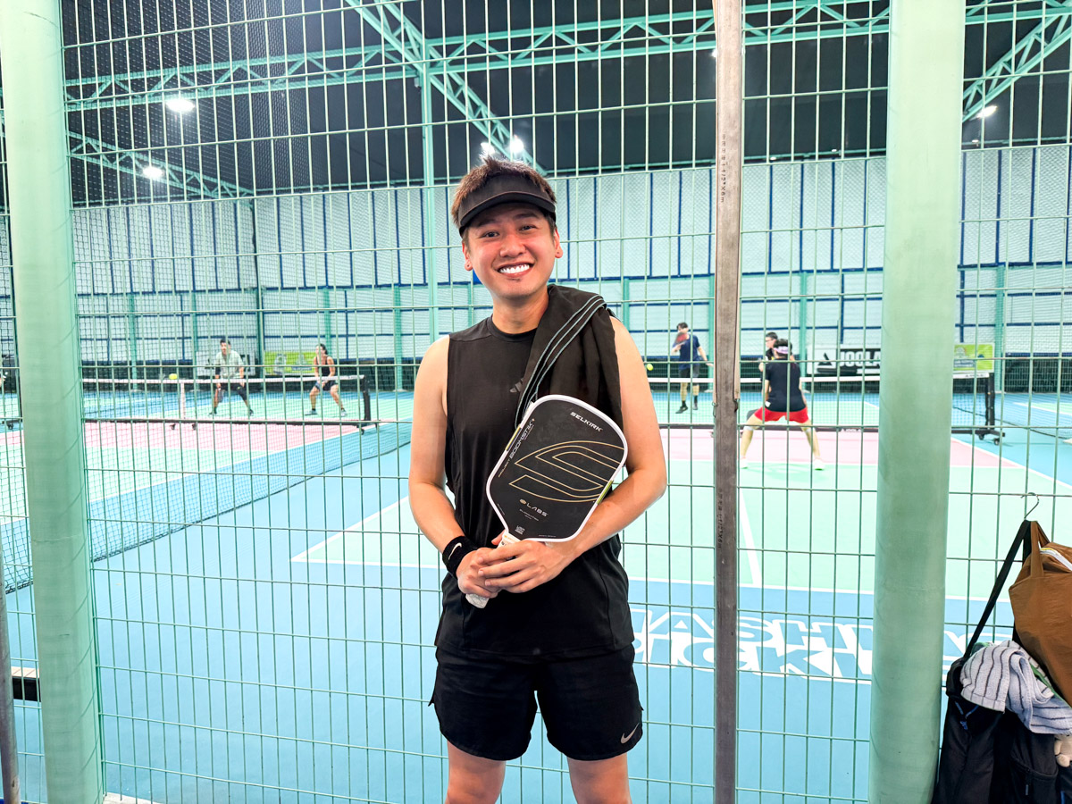 Markcus, such a lovely chap that he was just too sweet to spook lah.