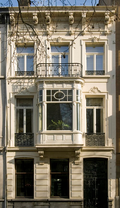 Historic facade of Boulevard Leopold Rooms and Suites