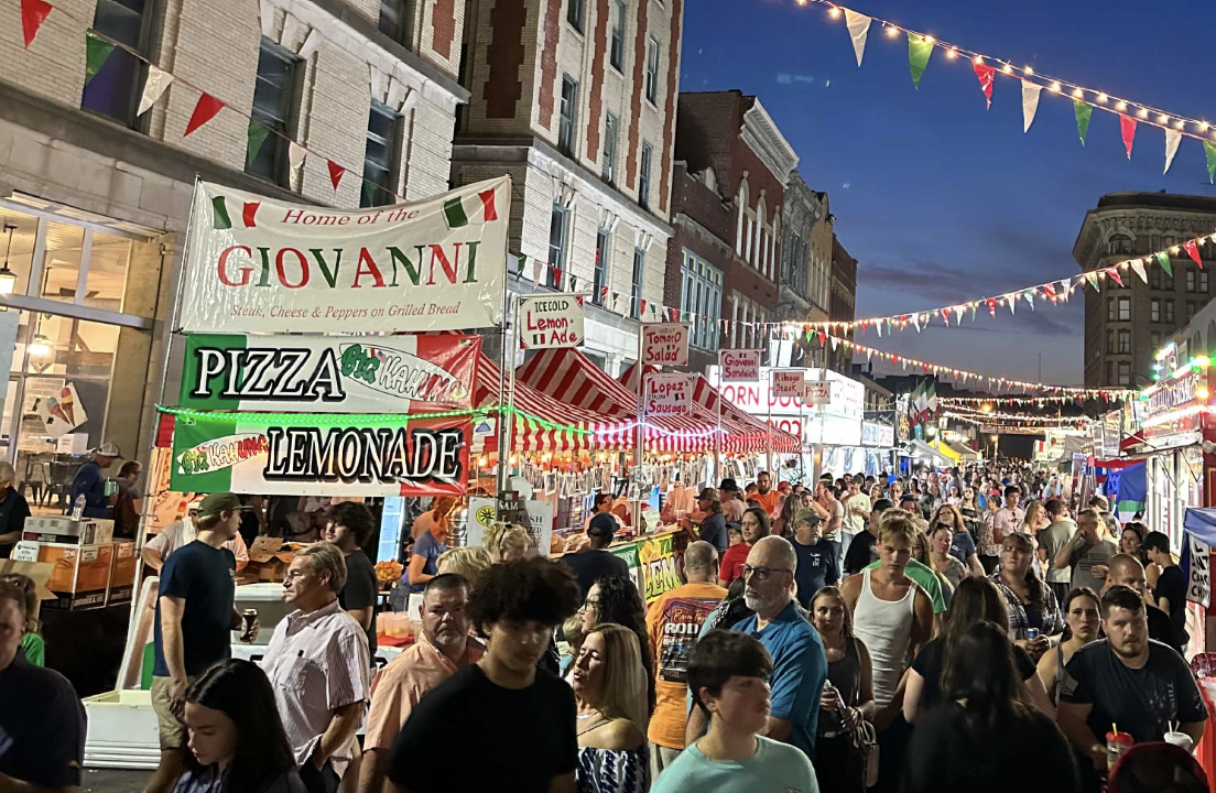 47th Annual West Virginia Italian Heritage Festival, Labor Day weekend in downtown Clarksburg, WV