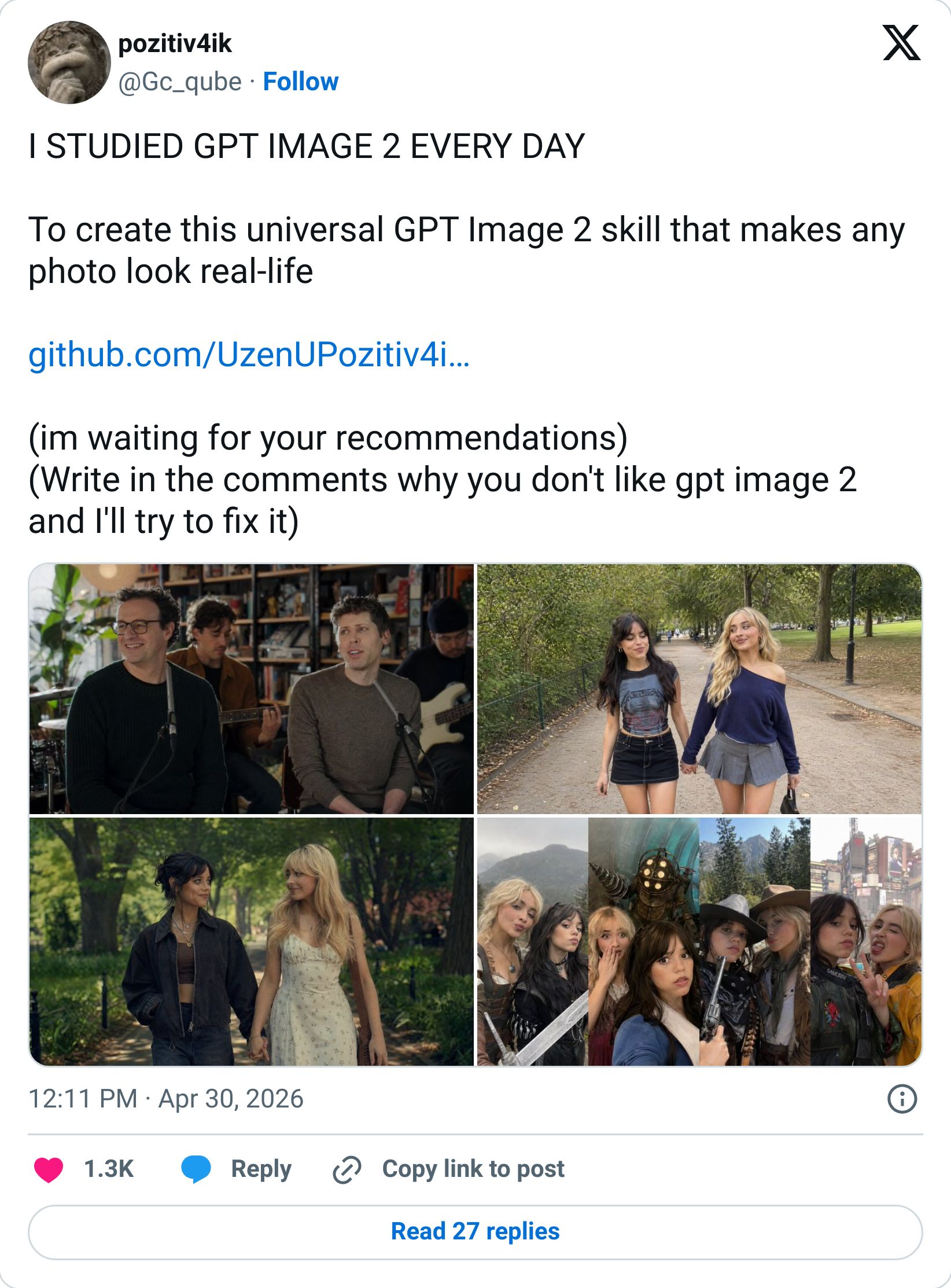 Tweet screenshot