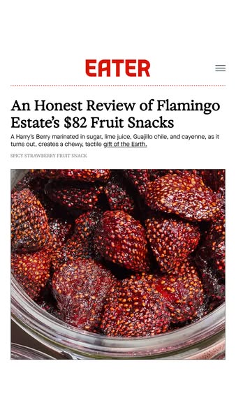 Flamingo Estate - An Honest Review of Flamingo Estate's $82 Fruit Snacks