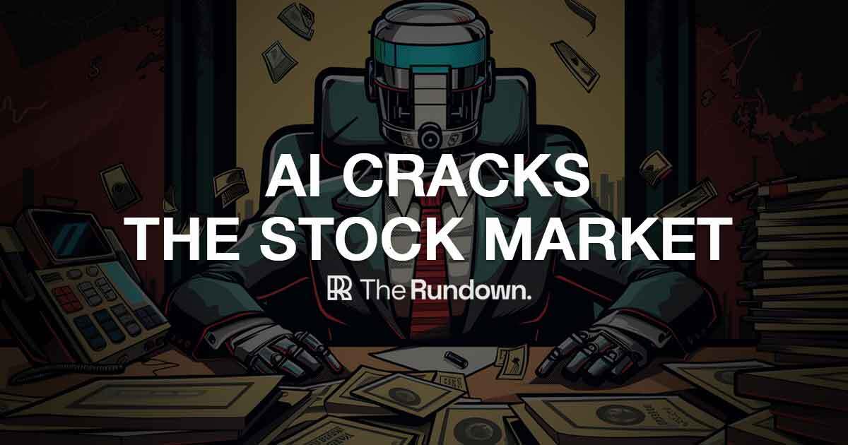 AI cracks the stock market