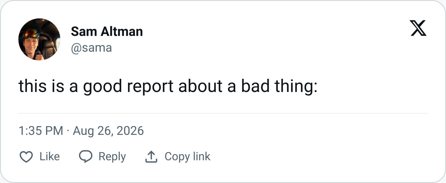 Tweet screenshot