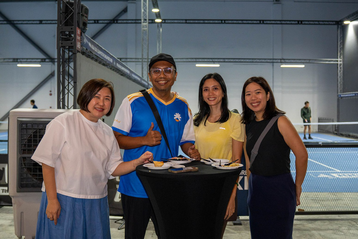 L-R: The lovely Allkin crew – Vivian (Head, Strategic Communications & Partnerships), Fareez (CEO), Reswati (CEO's wife or Home Chairperson) & Li Na (Snr Exec, Fundraising & Partnerships).