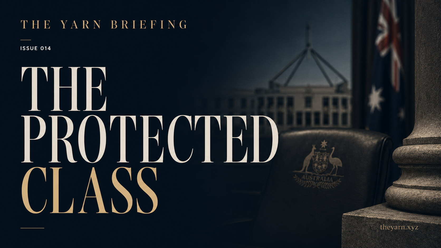 The Yarn Briefing | Issue 014: The Protected Class