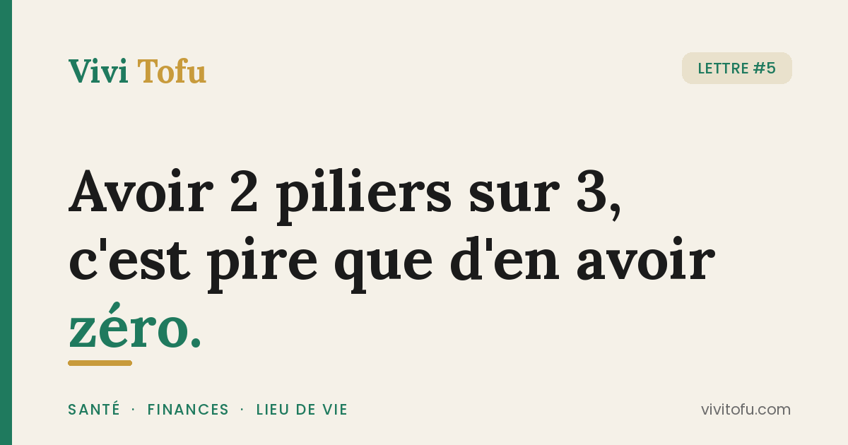2 piliers sur 3