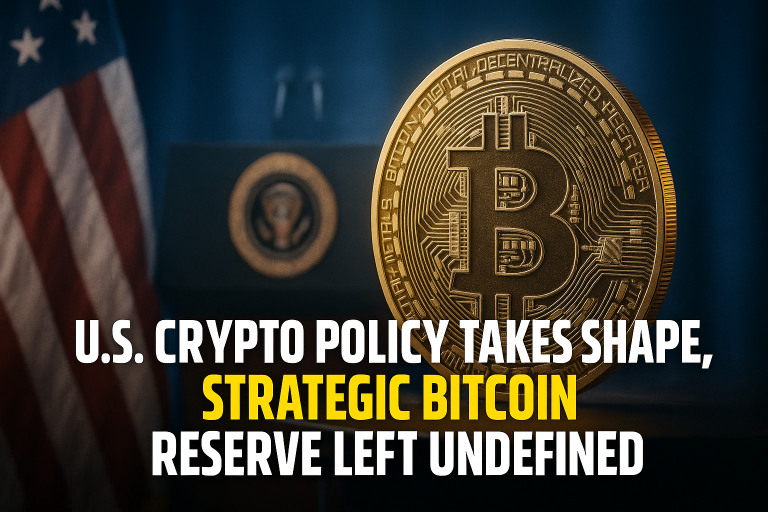 U.S. Crypto Policy Takes Shape, Strategic Bitcoin Reserve Left Undefined