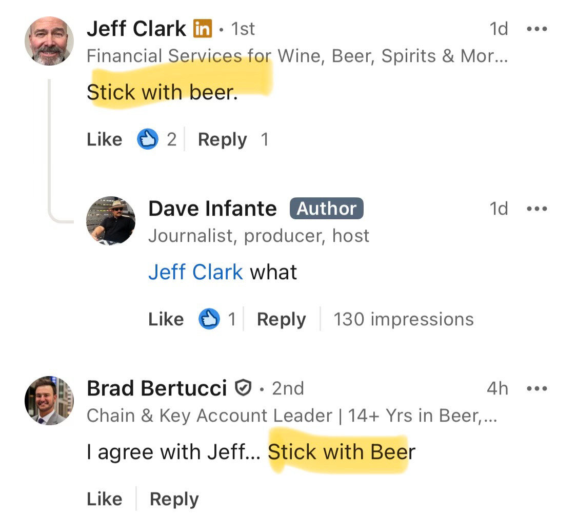 fingers.email - Dave at Fingers - 'Stick to beer' has always been bullshit